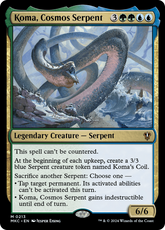 Koma, Serpente Cósmica / Koma, Cosmos Serpent - Magic: The Gathering - MoxLand
